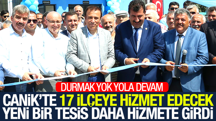Samsun'un Canik İlçe Belediyesi, 17 ilçeye hizmet edecek Canlı Hayvan Pazarını açtı