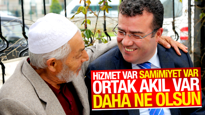 İshak Taşçı: Atakum'da hizmet var, samimiyet var, ortak akıl var