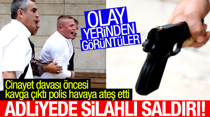 Samsun Adliyesi önünde şok olay! Silahlı saldırı oldu