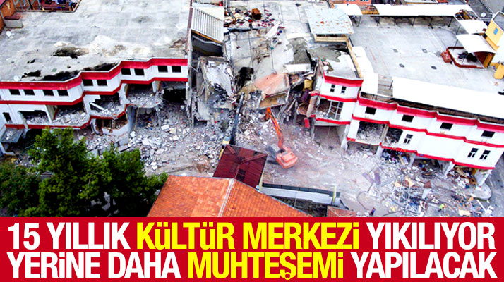 Samsun'da 15 yıllık Unkapanı Kültür Merkezi yıkılıyor yerine daha muhteşemi yapılacak