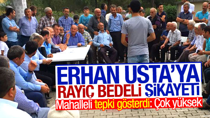 MHP Grup Başkanvekili Erhan Usta'ya mahalle halkı rayiç bedellerini şikayet etti
