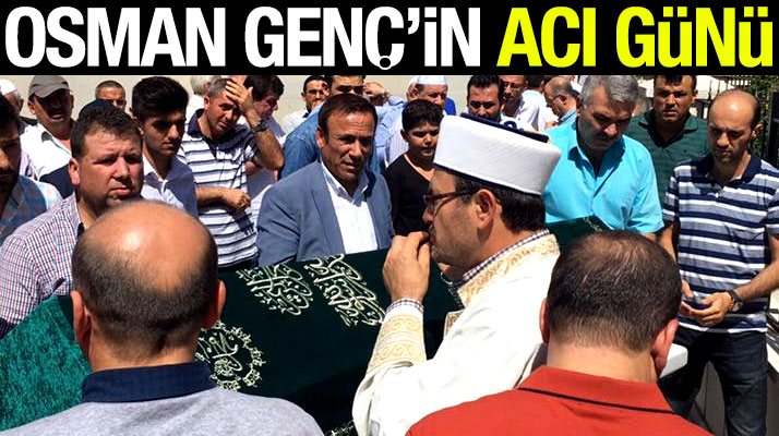 Canik Belediyesi Başkanı Osman Genç, dayısı Ziya Yılmaz'ı son yolculuğuna uğurladı