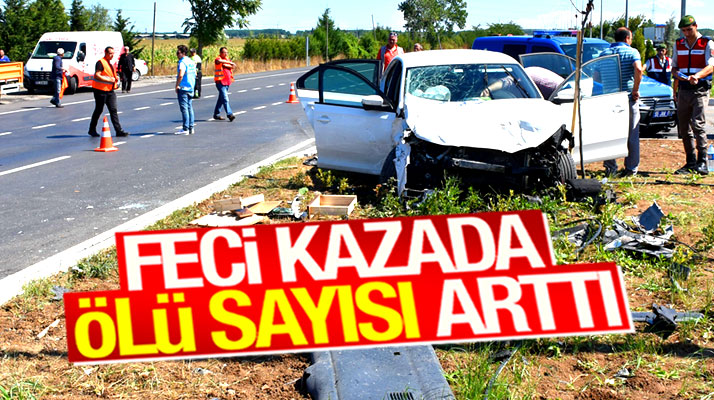 Samsun-Ordu karayolunda yaşanan trafik kazasında ölü sayısı ikiye yükseldi