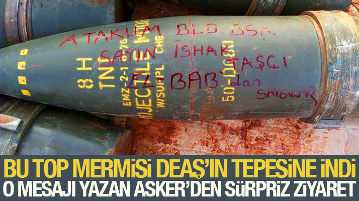 İshak Taşçı'nın ismini El-Bab'da top mermisine yazan uzman çavuş Samsun'a geldi