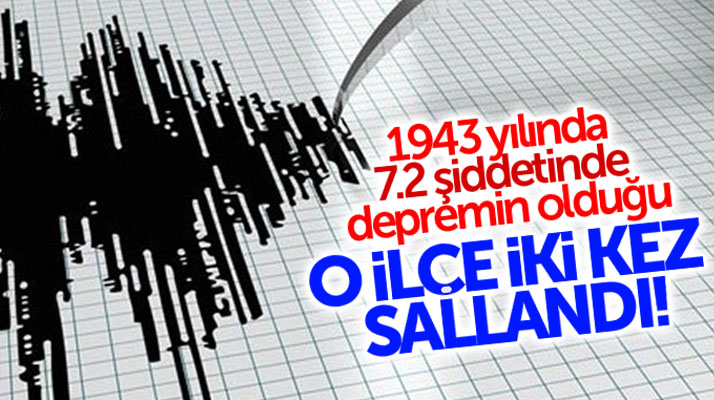 Samsun'un Ladik ilçesinde bir günde üst üste iki ayrı deprem oldu