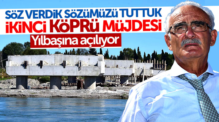 Yusuf Ziya Yılmaz'dan Bafra'ya müjde: İkinci köprü yılbaşına açılıyor