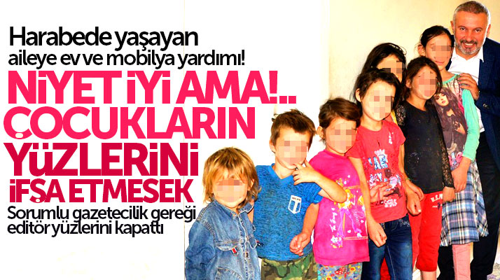 Samsun'un Ayvacık İlçe Belediyesi harabede yaşayan aileye ev ve mobilya yardımı yaptı
