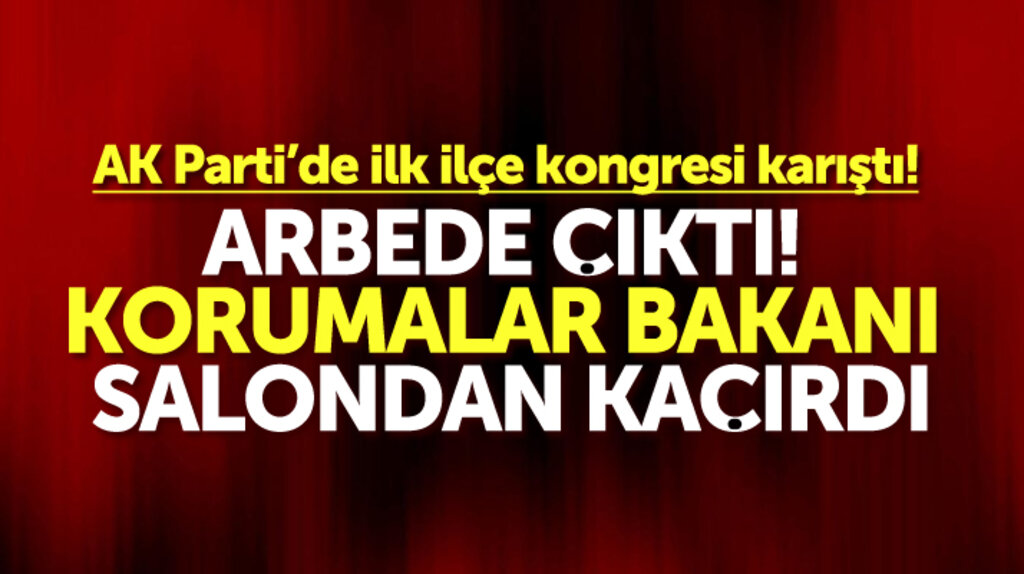 AK Parti Terme İlçe kongresinde kavga çıktı- son dakika