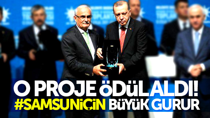 Samsun Lojistik Köy projesine Cumhurbaşkanı Erdoğan'dan ödül