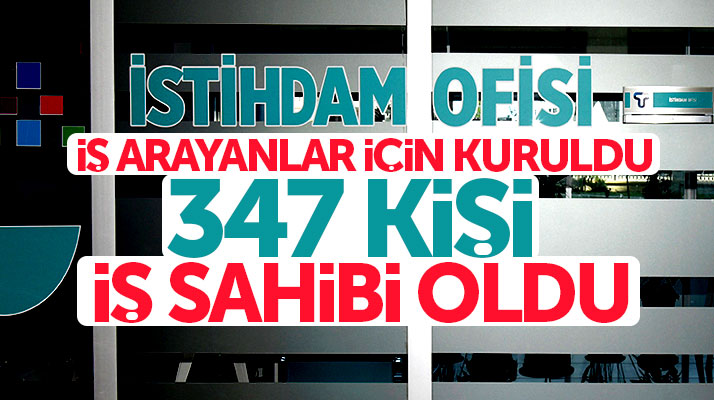 Tekkeköy Belediyesi'nin İstihdam Ofisi 347 kişiyi iş sahibi yaptı