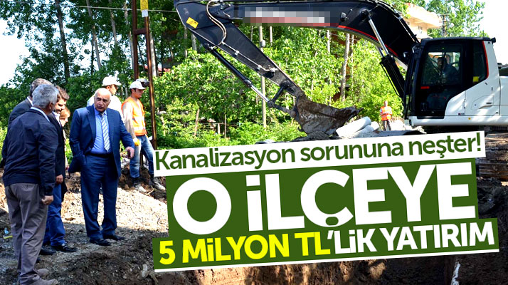Samsun SASKİ'den Çarşamba ilçesine 5 milyon TL'lik alt yapı yatırımı