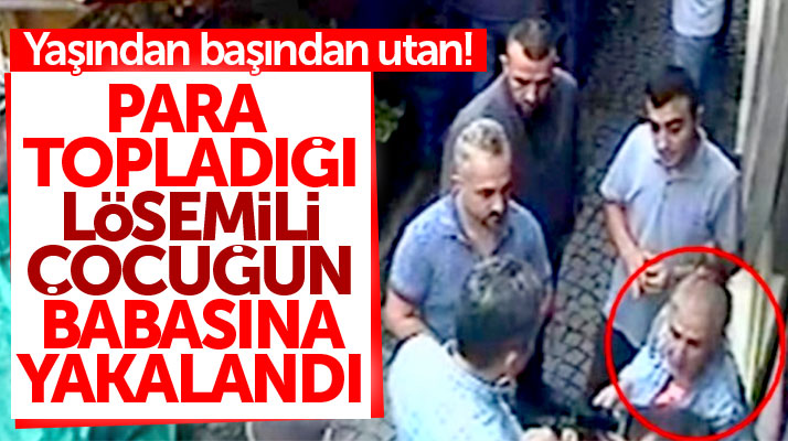 Samsun Bafra'da ailesinden habersiz lösemili kız için para toplayankadın fena yakalandı