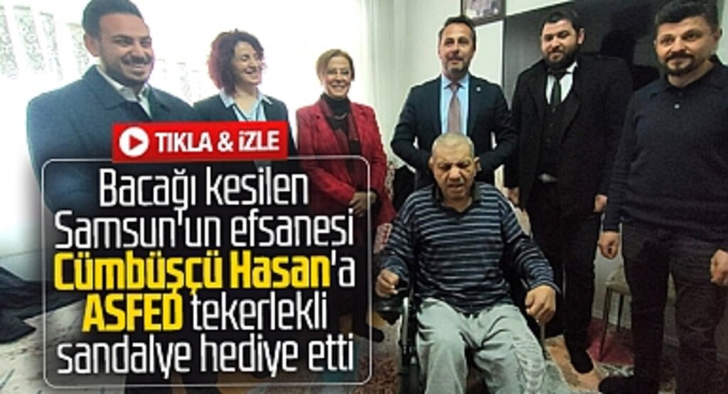 Samsun'da bacağı kesilen Cümbüşçü Hasan'a ASFED kucak açtı