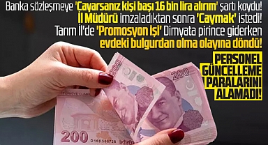 Samsun Tarım İl Müdürlüğü ile banka arasında promosyon krizi!