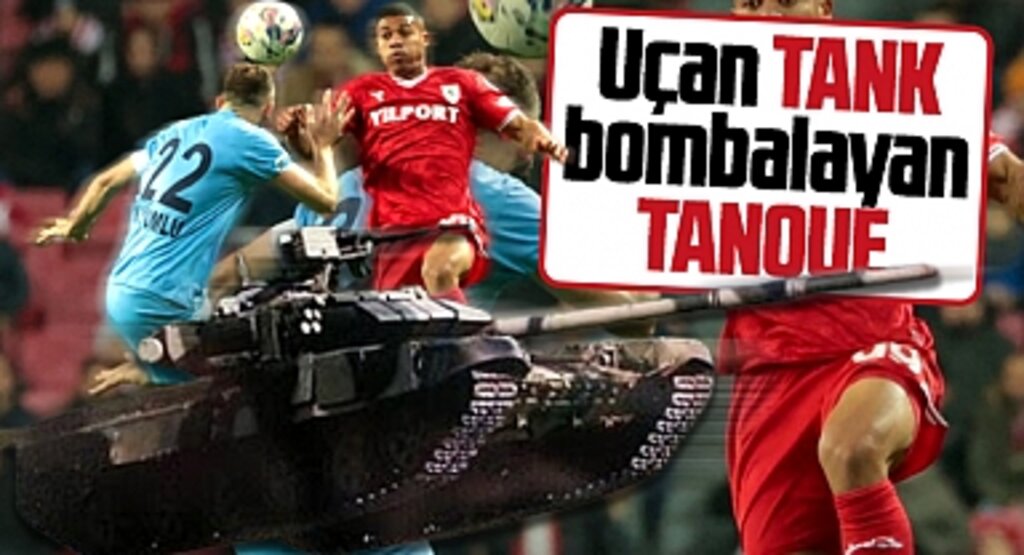 Samsunspor'un golcüsü Tanque Erzurumspor kalesini bombaladı