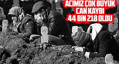AFAD açıkladı! Depremde can kaybı 44 bin 218'e yükseldi