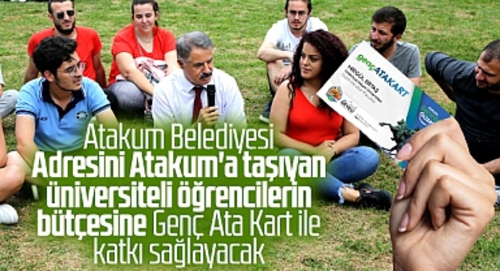 Atakum Belediyesi üniversite öğrencilerine Genç Ata Kart ile katkı sağlayacak