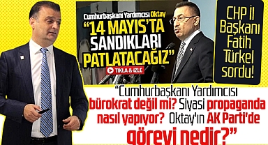 CHP Samsun İl Başkanı Türkel'den Fuat Oktay'a siyasi propaganda tepkisi!