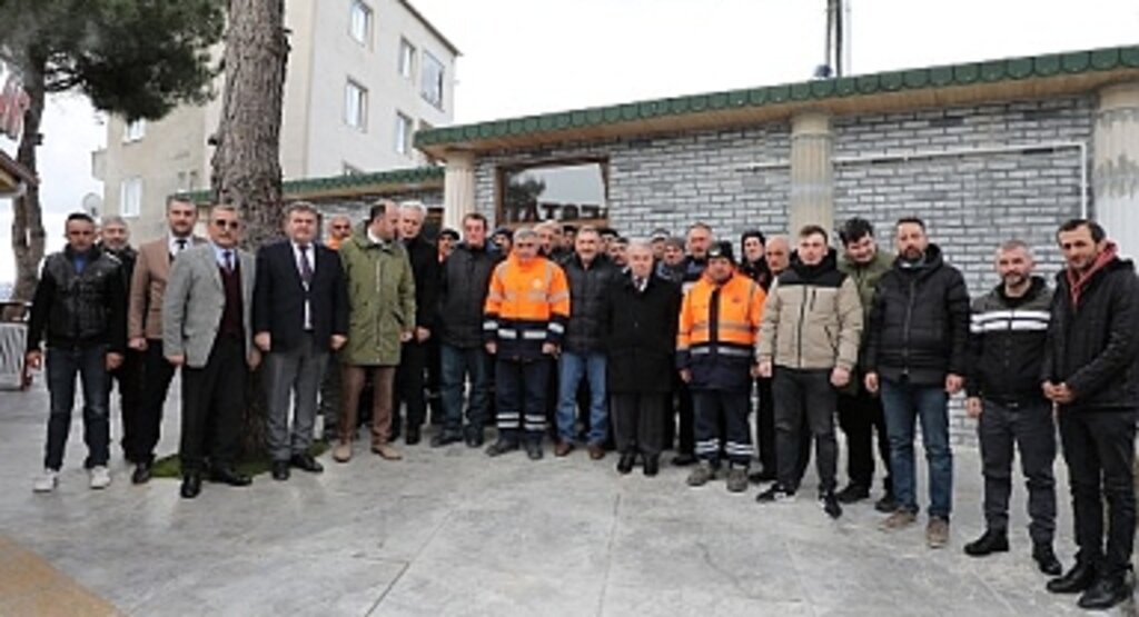 Necattin Demirtaş deprem bölgesinde görev yapan personele teşekkür etti