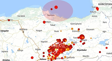 Samsun açıklarında deprem oldu!
