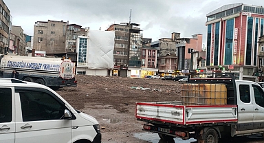 Samsun'da Anakent İş Merkezi'nın yıkımı tamamlandı