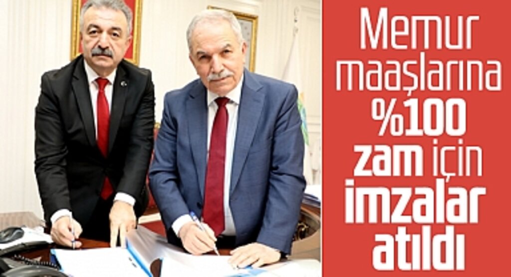 Samsun'da İlkadım Belediyesi memurların sosyal denge sözleşmesini imzaladı