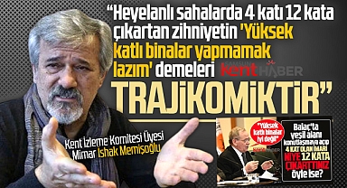 Samsun'da mimar Memişoğlu Demir'in yüksek kat açıklamasını trajikomik buldu
