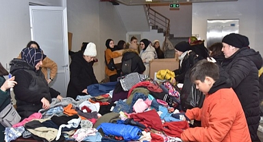 Samsun Tekkeköy'de deprem yardımları için örnek işbirliği