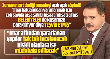 Samsun'un Atakum ilçesinde imar affından yararlanan binalar tek tek incelenecek