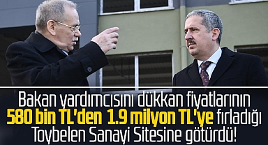 SBB Başkanı Demir Bakan Yardımcısını Toybelen Sanayi Sitesine götürdü