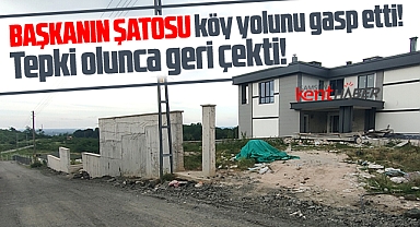 SBB Başkanı Demir'in yaptırdığı malikanenin duvarı yolu işgal etti iddiası