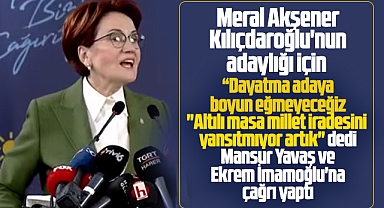 Akşener zehir zemberek açıklama yaptı! Dayatma adaya boyun eğmeyeceğiz