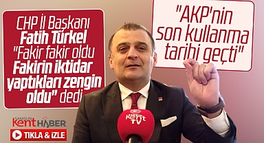 CHP Samsun İl Başkanı Türkel açıkladı! AKP'nin son kullanma tarihi doldu