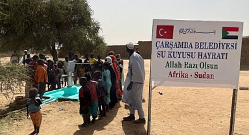 Samsun Çarşamba Belediyesi Sudan’da da su kuyusu açtırdı