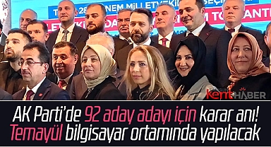 Samsun'da AK Parti milletvekili aday adayları için Cumartesi temayül yapılacak