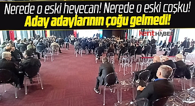 Samsun'da AK Parti'nin Milletvekili aday adayı tanıtım toplantısı sönük geçti