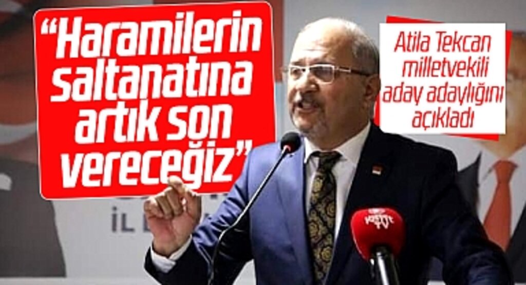 Samsun'da Atila Tekcan aday adaylığını açıkladı! Haramilerin saltanatına son vereceğiz