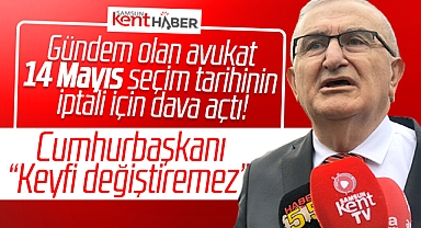 Samsun'da avukat Hüseyin Cimşit seçim tarihinin iptalı için Danıştay'a dava açtı!