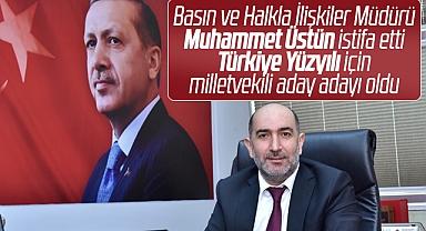 Samsun'da Muhammet Üstün Türkiye Yüzyılı için milletvekili aday adayı oldu