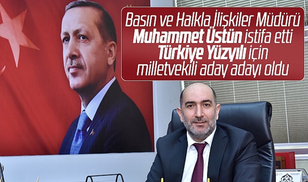Samsun'da Muhammet Üstün Türkiye Yüzyılı için milletvekili aday adayı oldu