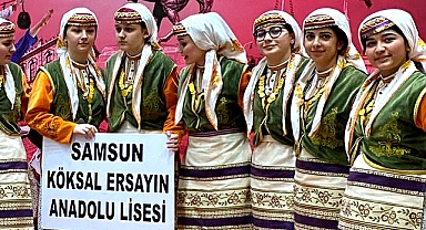 Samsun'da Okullararası Halk Oyunları yarışmasının birincileri belli oldu