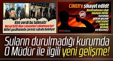 Samsun'da suların durulmadığı kurumda o müdür ile ilgili yeni gelişme!