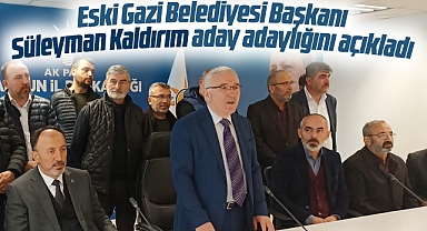 Samsun'da Süleyman Kaldırım, Milletvekili aday adaylığı başvurusunu yaptı