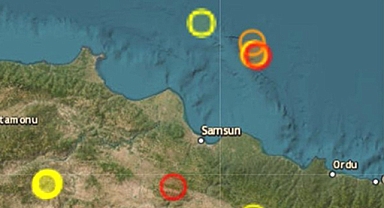 Samsun'u tehdit eden Karadeniz'deki fayın görüntüsü yayınlandı