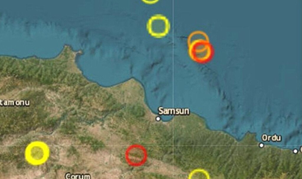 Samsun'u tehdit eden Karadeniz'deki fayın görüntüsü yayınlandı