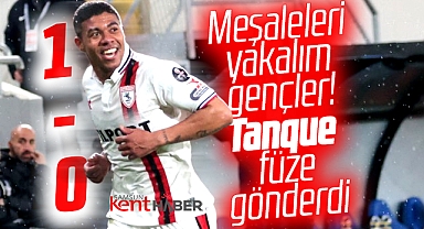 Yılport Samsunspor Gençlerbirliği'ni Tanque'nin tek golü ile yendi