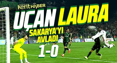 Yılport Samsunspor Sakaryaspor'u Laura'nın enfes kafa golü ile 1-0 yendi