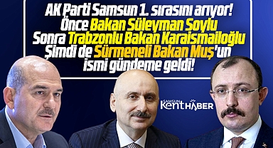 AK Parti'nin Samsun 1. sıra adayının Bakan Mehmet Muş olacağı iddia edildi