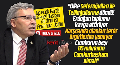 Gelecek Partisi Genel Başkan Yardımcısı Üstün Samsun'da konuştu! Şirazeden çıktılar