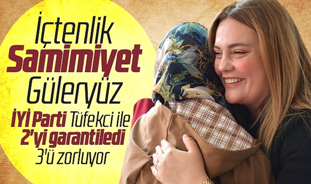 İYİ Parti Milletvekili adayı Tüfekci Samsun'da 3 milletvekili çıkartacaklarını söyledi